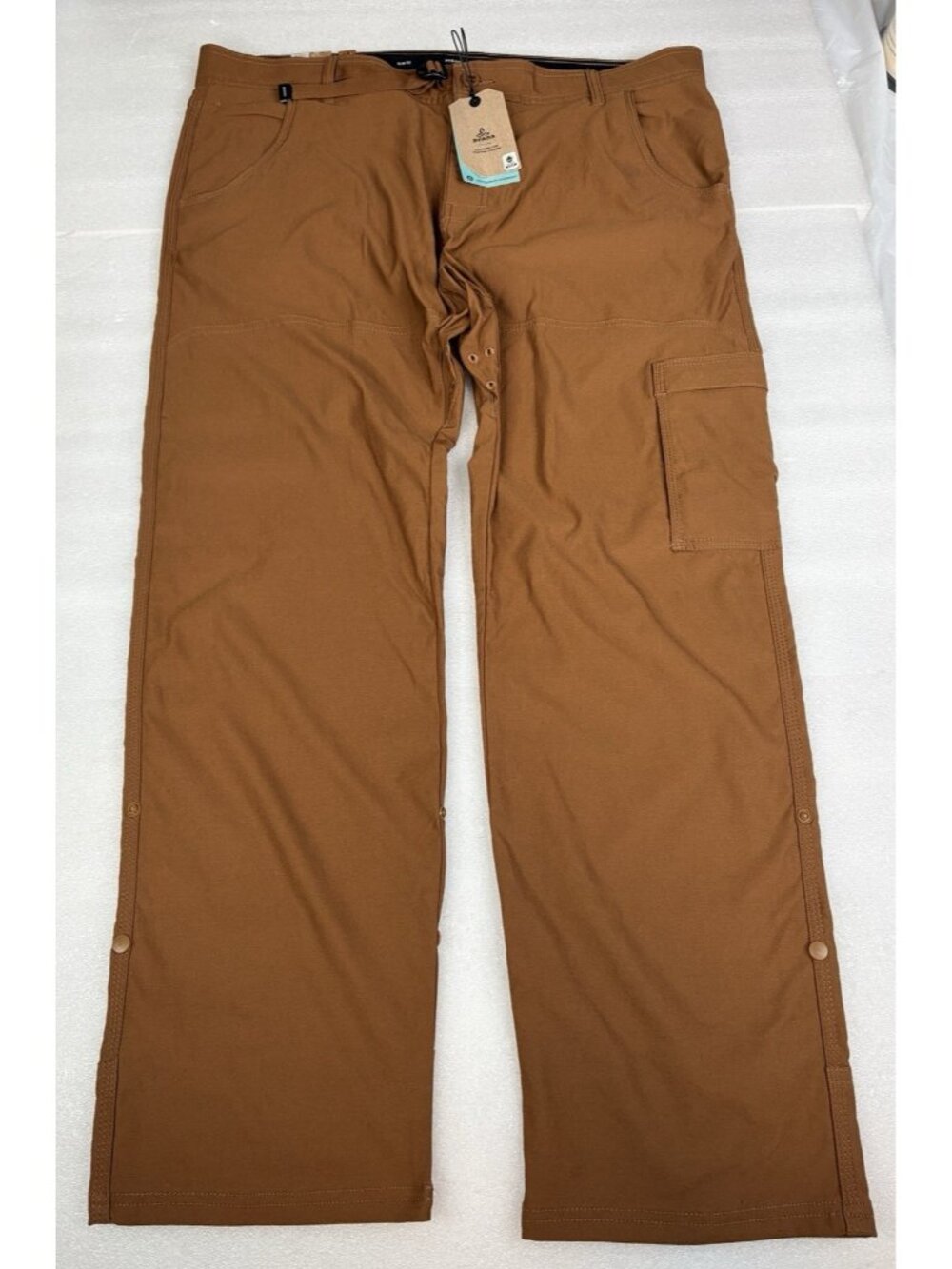 NWT Prana Stretch Zion Slim Pants II Men’s 40x30 Tan Brown Tapered Fit